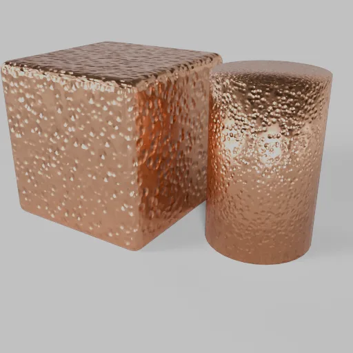 Hammered copper